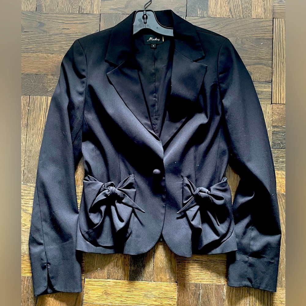 Black Blazer. Marley Brand by Intermix. Size M